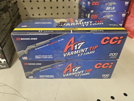 400rds CCI A17 Varmint Tip 17HMR