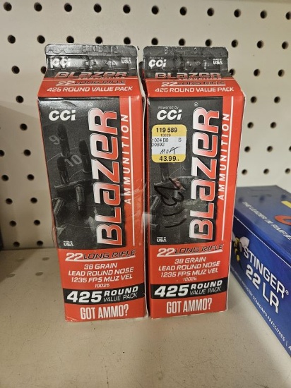 1700rds Blazer Brass 22LR 38gr