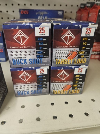 225rds American Tactical 410ga Assorted Ammo