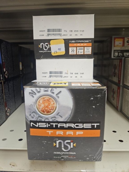 325rds NSI 20ga Target/Trap