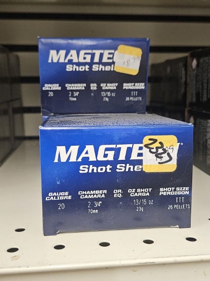 175rds Magtech 20ga Shot Shells