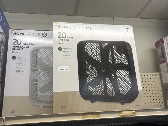 Lot of 3 NEW Homepointe 20" Box Fans