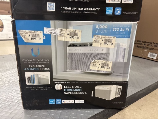 NEW Midea 8K BTU U-Shaped Smart Window Air