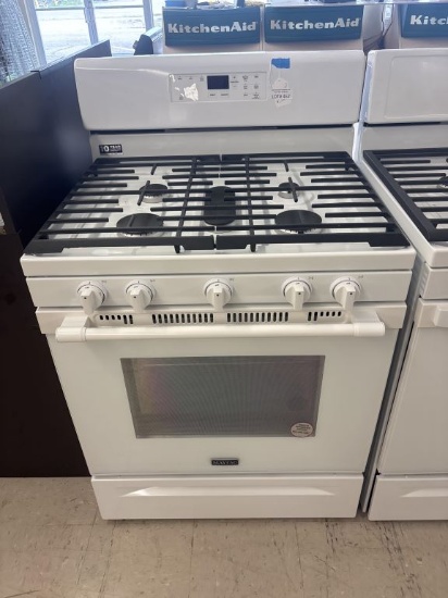 NEW Maytag 30" Wide Gas Range w/5th Oval Burner