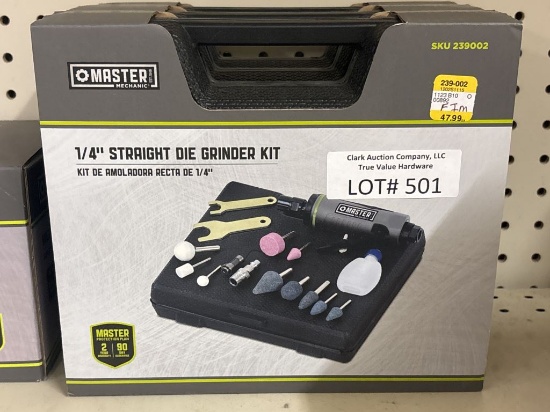 NEW Master Mechanic Die Grinder Kit, Straight, 1/4