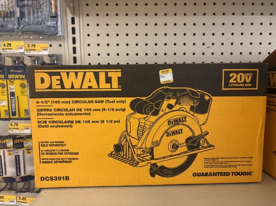 NEW Dewalt 20V MAX Cordless 6-1/2 in. Circular Saw