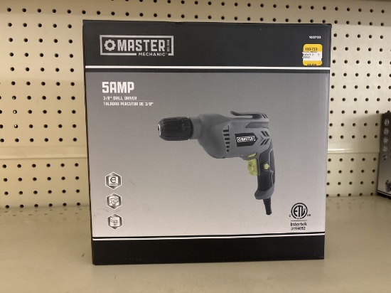 NEW Master Mechanic 103733 Drill/Driver, 5-amp