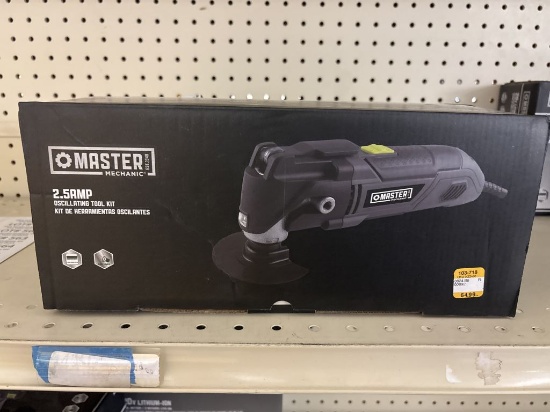 NEW Master Mechanic Oscillating Tool Kit