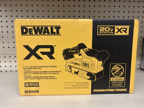 NEW Dewalt 20-Volt Cordless Belt Sander