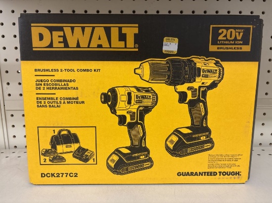 NEW DEWALT 20V MAX Cordless Drill Combo Kit