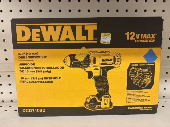 NEW Dewalt 12V MAX* 3/8 in. Drill/Driver Kit