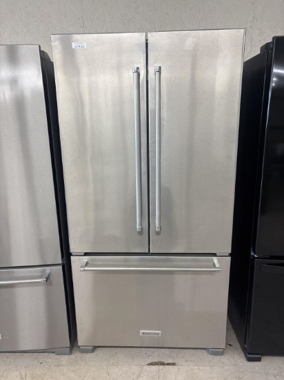 NEW Kitchenaid Double Door SS Refrigerator/Freezer