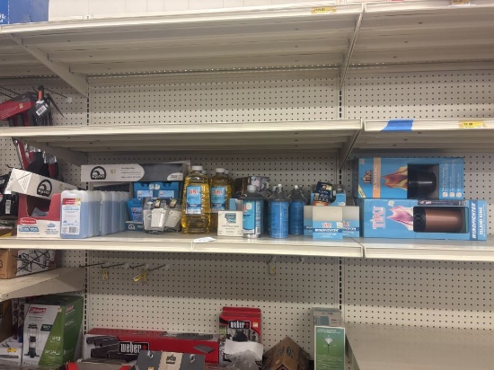 Shelf Lot of NEW Tiki Torch and Igloo Items