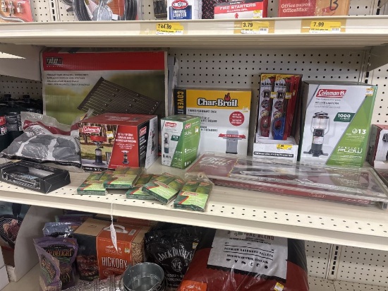 Shelf Lot of NEW Grill Accessories