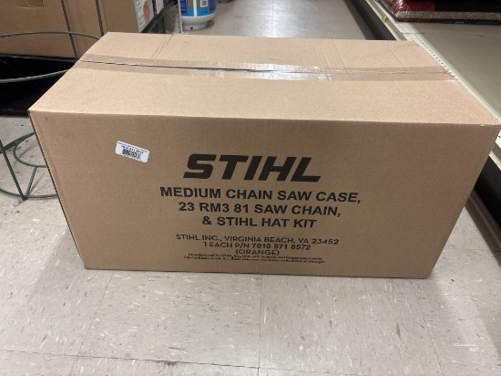 NEW Stihl Medium Carrying Case w/Chain and Hat