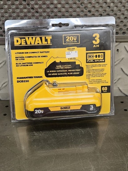 NEW Dewalt 20V Lithium-Ion Battery