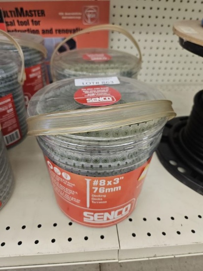 NEW SENCO #8 X 3" Decking Screws