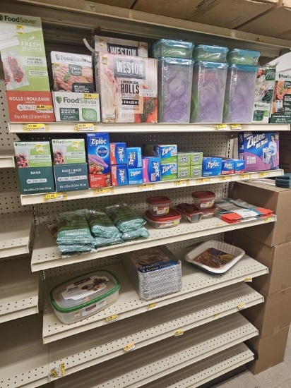 Lot of New FoodSaver, Ziploc and Containers