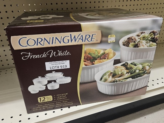New Corningware French White 12pc Set