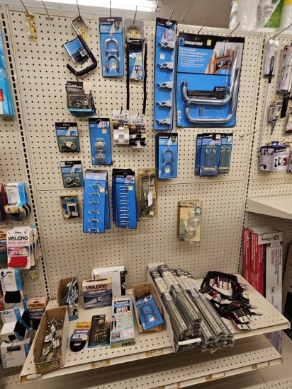 Shelf Lots of New Assorted Hardware