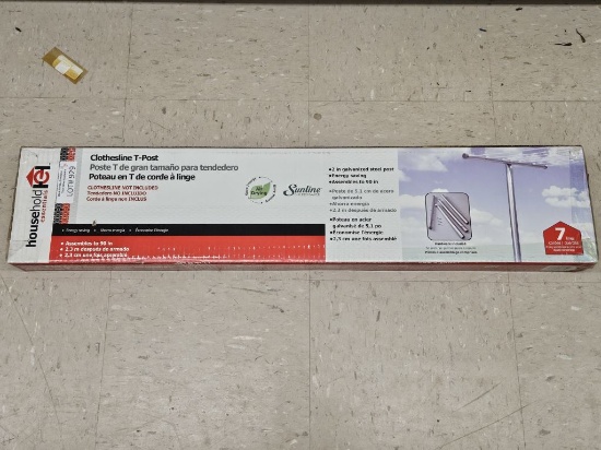 Lot of 2 New Household Clothesline T-Posts