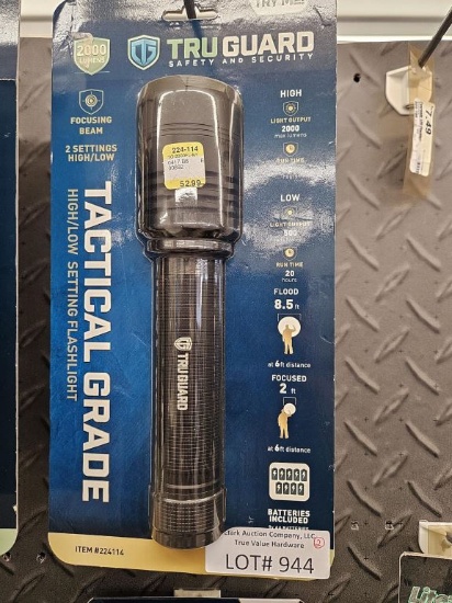 Lot of 2 New TruGuard 2000 Lumens Flashlights