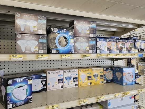 Shelf Lot of Assorted NEW LED Recessed Bulbs