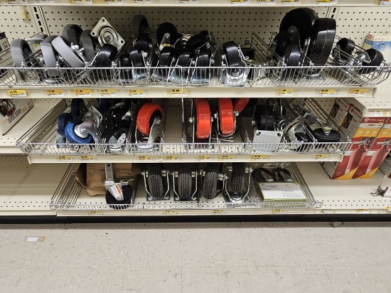 Shelf Lots of New Assorted Casters