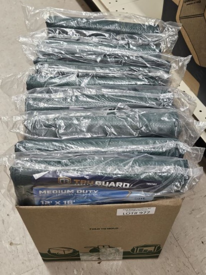 Lot of NEW 8 MD 12X16 Tarps