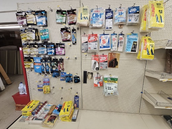Sections of NEW Vacuum Belts, Bags and Accessories