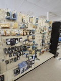 Section of NEW Assorted Bulbs and Electrical Items