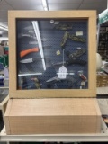 Knife Display with 19 Assorted Knives