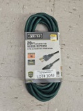 Lot of 6 NEW Master Mech 20' 16ga Extension Cords