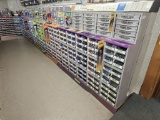 Approx. 40lf Hillman Fastener Bins with Contents
