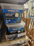 Lot of 4 Boxes of Premium Exterior Screws 5lb