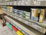 Shelf Lot of NEW Assorted Fence Staples