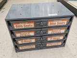 Metal 4 Drawer Box with Parts