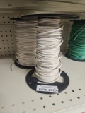 (2) Used Spools of White 10 Strand Copper Wire