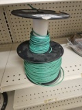 (2) Used Spools of Green 12 Strand Copper Wire