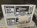 Lot of 2 NEW 100' Romex Type NM-B 14/3 Indoor