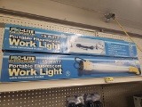 (2)NEW ProLite Portable Fluorescent 15w Work Light