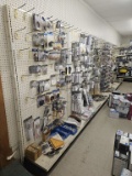 24' Section of Slatwall and Shelves (NO CONTENTS)