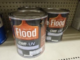 Lot of 3 Flood CWF-UV 1 Gallon Wood Finish
