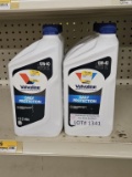 Lot of 5 NEW Valvoline SAE 10W-40 Motor Oil