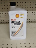 Lot of 16 NEW Shell Rotella T1 SAE 30 Motor Oil