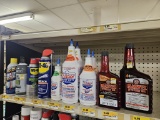 Shelf Lot of NEW Assorted Fluids