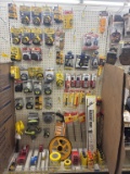 Shelf Lot of NEW Assorted Construction Supplies
