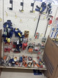 Shelf Lot of Assorted Wood Clamps & More ...!