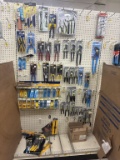 Shelf Lot of Assorted Pliers, Vice Grips & More!