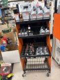 Rolling Stihl Display with Oil Contents